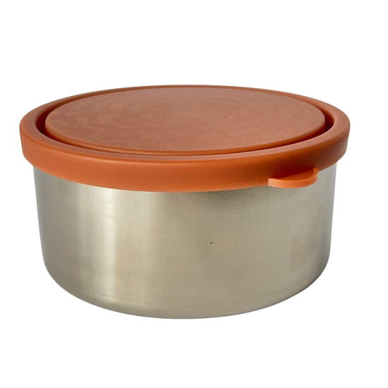 Load image into Gallery viewer, ever eco stainless steel nesting round containers set of 3 - clay, honey and olive in colour
