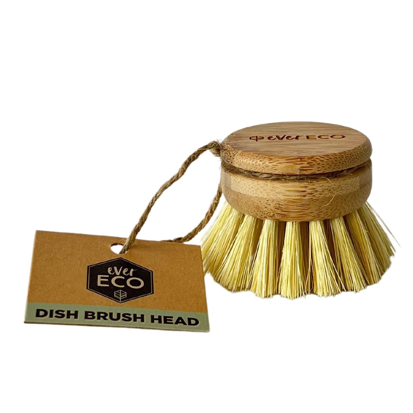 Ever Eco Dish Brush Replacement Head with sisal bristles