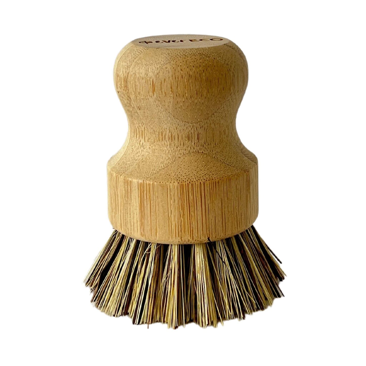 ever eco pot scrubber brush made from bamboo with palm leaf bristles